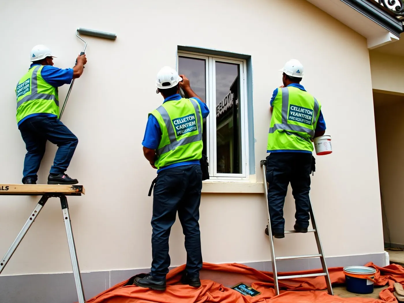 Equipe Stckel Pinturas em obra